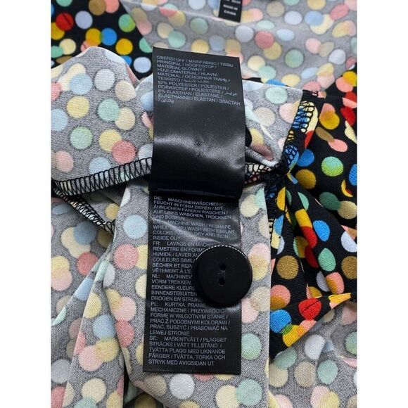 Ulla Popken Matte Jersey 1-Button V-Neck Jacket Cardigan Polka Dot Size US 20/22 - Picture 9 of 11